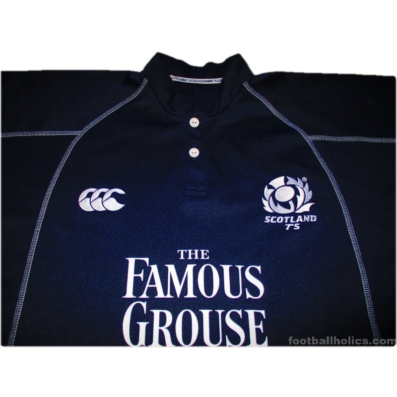 2005-06 Scotland 7's Rugby Canterbury Pro Home Shirt