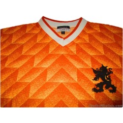 1988 Holland 'Euro 88' Badge Classics Retro Home Shirt