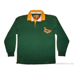 1992-95 South Africa Rugby Cotton Traders Home L/S Shirt