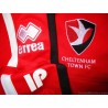 2016-18 Cheltenham Town Errea Training Hooded Top Staff Worn 'IP'