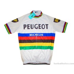 1966 Peugeot BP Michelin 'World Champion' Cycling Retro Rainbow Jersey