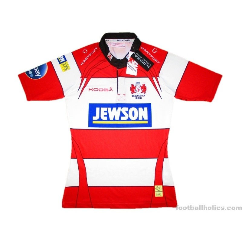 2011-13 Gloucester Rugby KooGa Player Issue Home Shirt