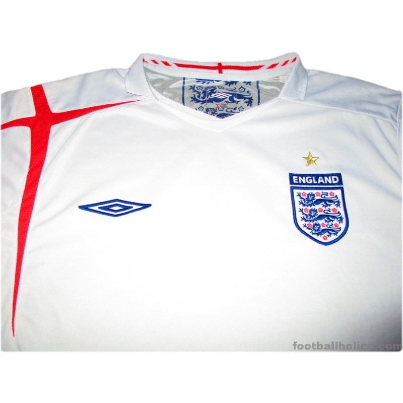 2005-07 England Umbro Home Shirt