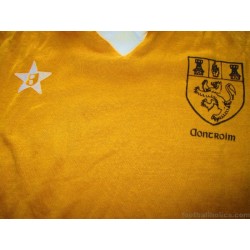 1978-83 Antrim GAA (Aontroim) Connolly Player Issue Home L/S Jersey