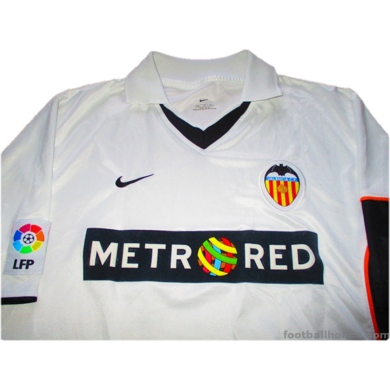 2001-02 Valencia Nike Home Shirt