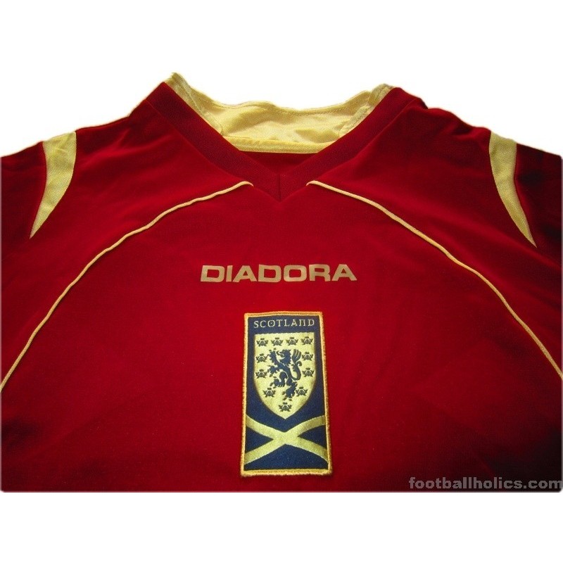 2007-08 Scotland Diadora Third Shirt