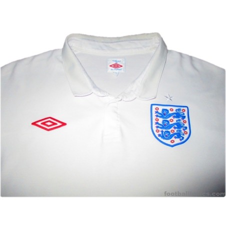 2009-10 England Umbro Home Shirt