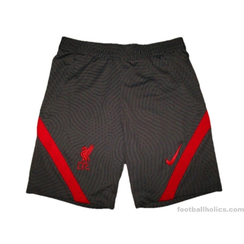 2020-21 Liverpool Nike Dark Grey Strike Knit Training Shorts