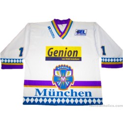 1999-00 München Barons Russell Athletic Home Jersey Wheeldon #11