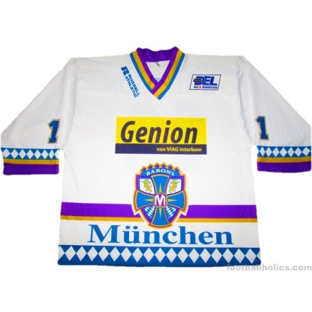 1999-00 München Barons Russell Athletic Home Jersey Wheeldon #11