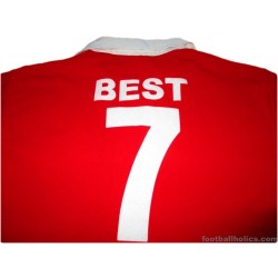 1970s Manchester United Toffs Retro Home Shirt Best #7