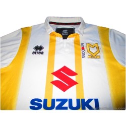 2018-19 MK Dons Errea Player Issue Home Shirt