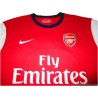 2012-14 Arsenal Nike Home Shirt S.Cazorla #19
