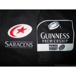 2009-10 Saracens Rugby KooGa Home Shirt Match Worn #7