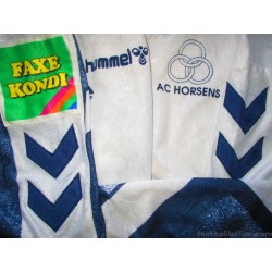 1997-98 AC Horsens Match Worn No.2 Home Shirt