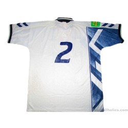 1997-98 AC Horsens Match Worn No.2 Home Shirt