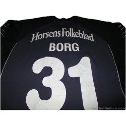 2006-07 AC Horsens Hummel GK Shirt Match Issue Borg #31