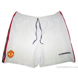 1998-00 Manchester United Umbro Home Shorts