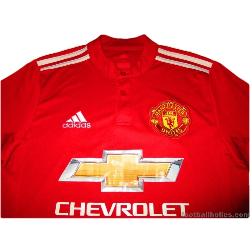 2017-18 Manchester United Adidas Home Shirt