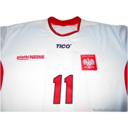 2000 Poland Tico Home Shirt Olisadebe #11