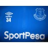 2017-18 Everton Umbro Training Top Player Issue Niasse #34