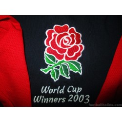 2003 England Rugby 'World Cup Winners'  Nike Away L/S Shirt