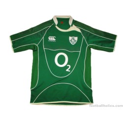 2007-09 Ireland Rugby Canterbury Pro Home Shirt