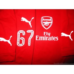 2015-16 Arsenal Puma Training Shirt Player Issue Eyoma #67