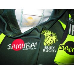 2015-16 Bury St Edmunds RUFC Samurai Home Shirt Match Worn #9