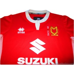 2017-18 MK Dons Errea Player Issue Away Shirt