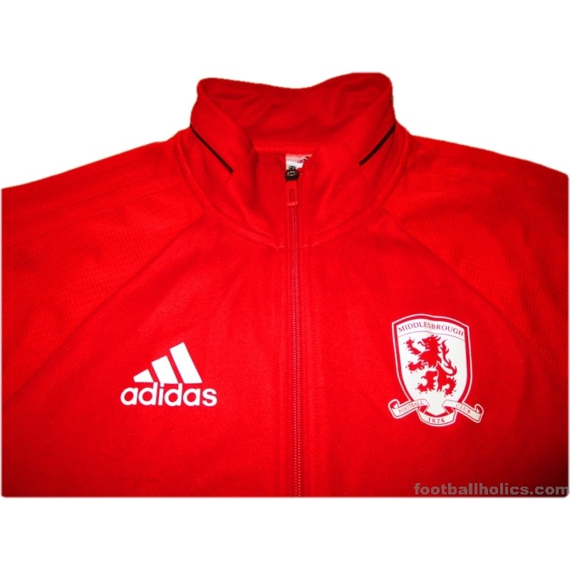 2017-18 Middlesbrough Adidas Player Issue Training Track Jacket