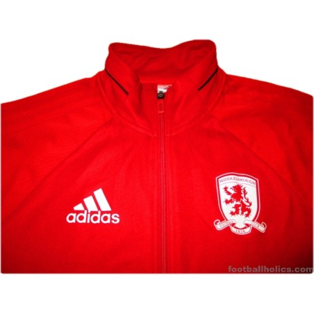 2017-18 Middlesbrough Adidas Player Issue Training Track Jacket