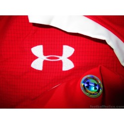 2011-13 Wales Rugby Under Armour Player Issue Home Test Shirt
