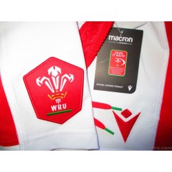2020-21 Wales Rugby Macron Pro Home Shorts *w/Tags*