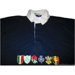 2002-05 Scotland Rugby 'Six Nations Championship' Retro Home L/S Shirt