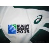 2015 South Africa Rugby 'World Cup' Asics Pro Away Shirt