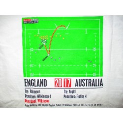 2003 England Rugby 'World Cup Final' Drop Goal Tee Shirt