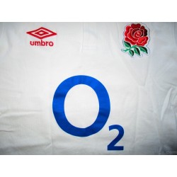 2020-21 England Rugby Umbro Classic Home Cotton Shirt