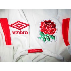 2020-21 England Rugby Umbro Classic Home Cotton Shirt