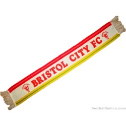 1986-90 Bristol City 'Robin Crest' Scarf
