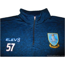2018-19 Sheffield Wednesday Elev8 Player Issue 1/2 Zip Training Top #57