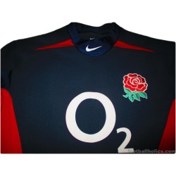 2003-05 England Rugby Nike Pro Away Shirt