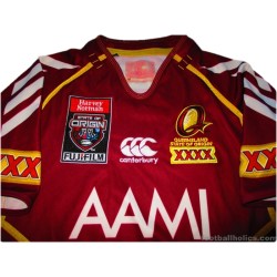 2012 Queensland Maroons Rugby League Canterbury Pro Home Shirt