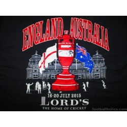 2015 The Ashes 'Lord's The Home of Cricket' England v Australia T-Shirt *w/Tags*