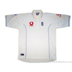 2005-08 England Cricket Admiral Test Shirt