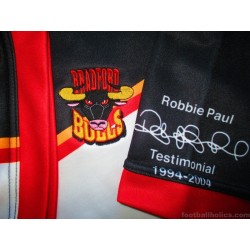 2004 Bradford Bulls Rugby League 'Robbie Paul Testimonial' ISC Pro Home Shirt
