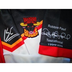 2004 Bradford Bulls Rugby League 'Robbie Paul Testimonial' ISC Pro Home Shirt