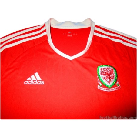2016-17 Wales Adidas Home Shirt