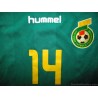 2010-12 Lithuania Hummel Match Issue Away Shirt #14
