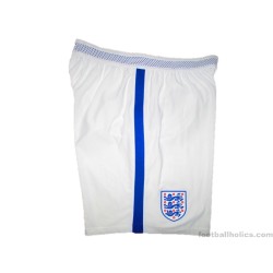 2016-17 England Nike Match Issue Home Shorts #2